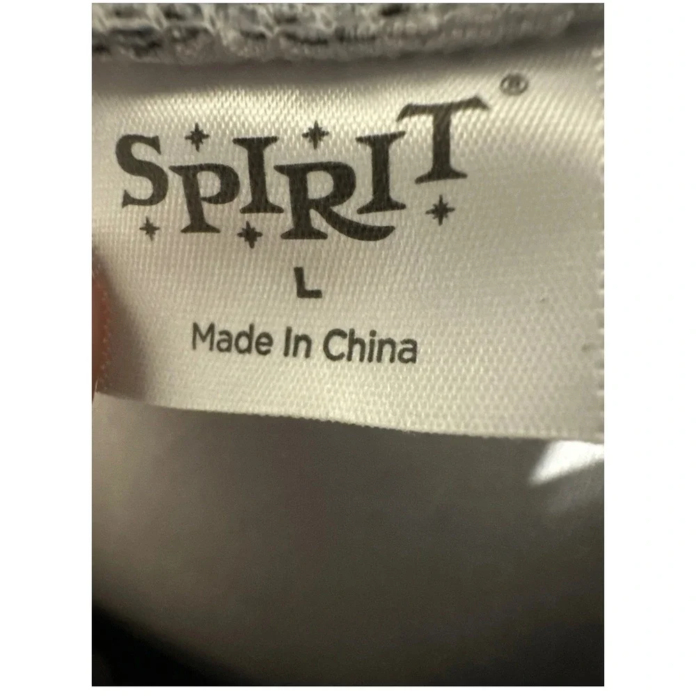 Spirit Halloween Camo Jumpsuit Womens Large Grey Black White Costume Bodysuit